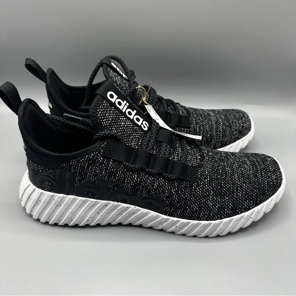 Adidas Kaptir 3.0 Running Athletic Gym Sneakers Men's Size 12 Black White